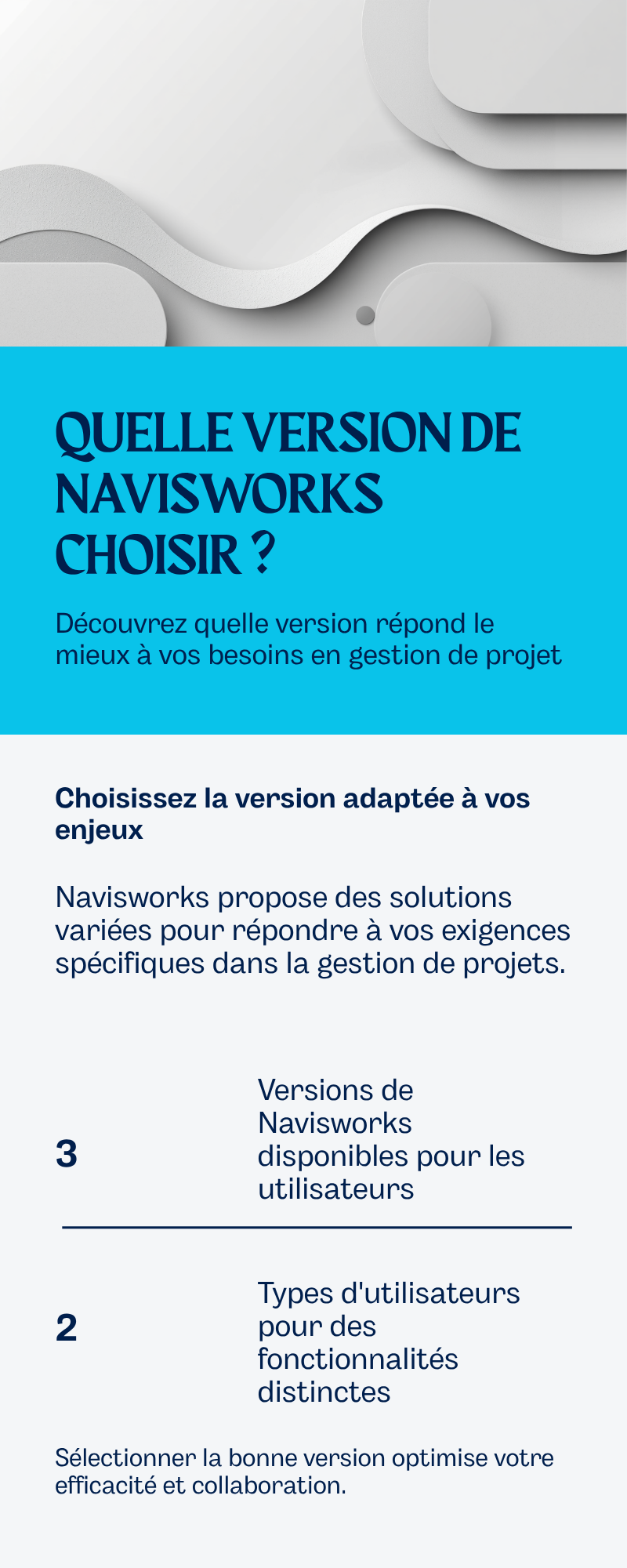 Arbre de decision pour choisir sa version du logiciel BIM Navisworks