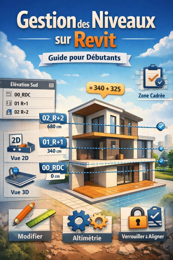 Revit Gestion des niveaux