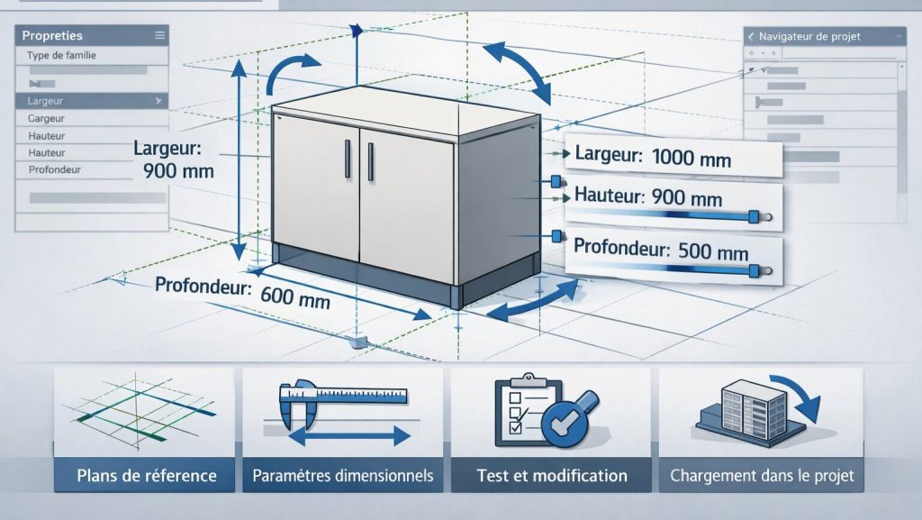 Revit Créer une famille paramétrique