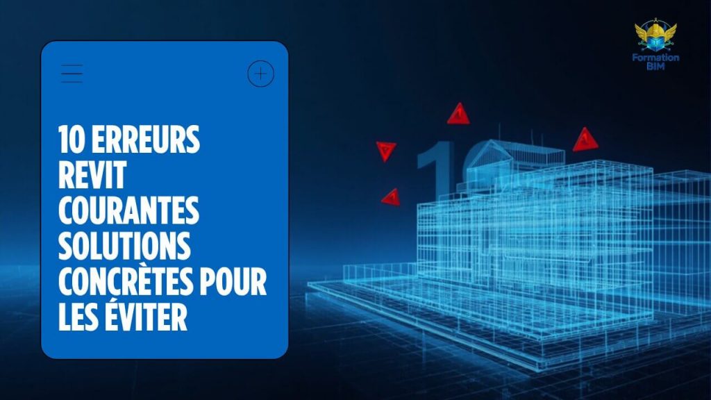 Les 10 erreurs Revit les plus courantes et comment les corriger.